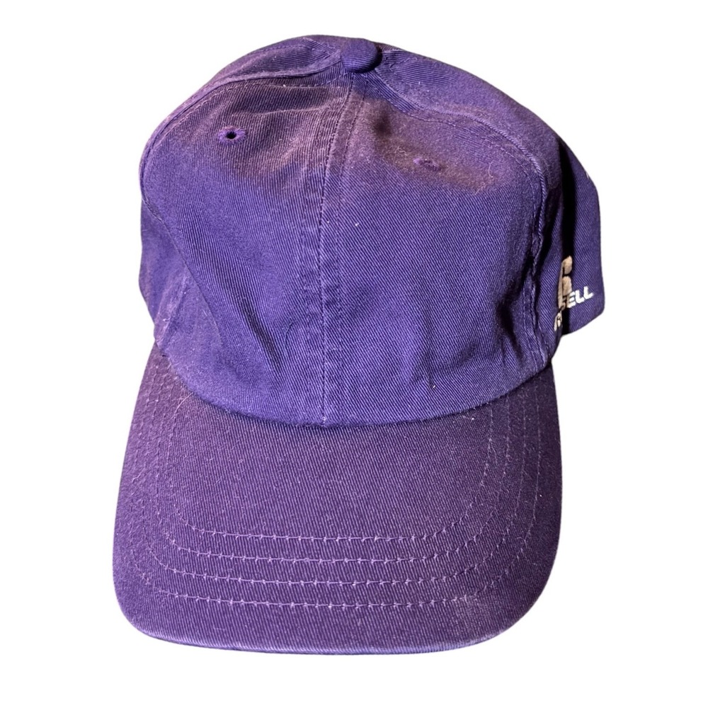 Russell Athletic Purple Cotton Baseball Cap Adjustable Dad Hat One‎ Size OSFM